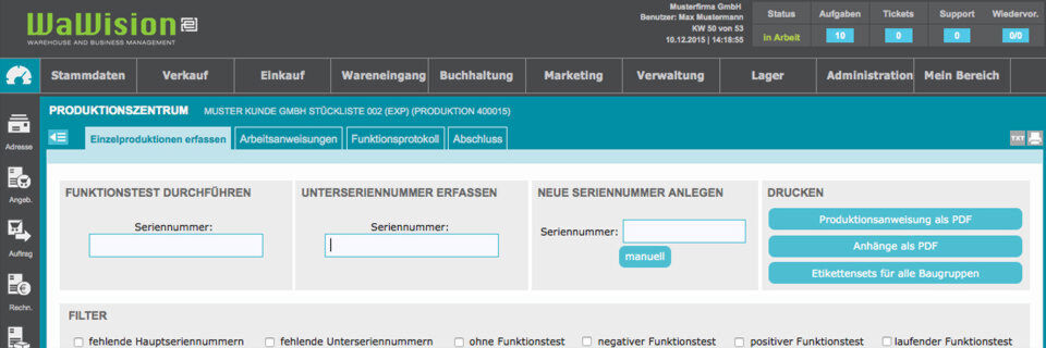 Anwender können das Warenwirtschaftssystem auf eigenen Servern oder Webspaces installieren und bei Bedarf per AppStore um weitere Module erweitern. Anwender können das Warenwirtschaftssystem auf eigenen Servern oder Webspaces installieren und bei Bedarf per AppStore um weitere Module erweitern.