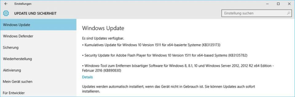 Nutzer von Windows 10 erhalten ihre Sicherheitsupdates im Februar 2016 im Rahmen einer neuen Build-Version. Nutzer von Windows 10 erhalten ihre Sicherheitsupdates im Februar 2016 im Rahmen einer neuen Build-Version.