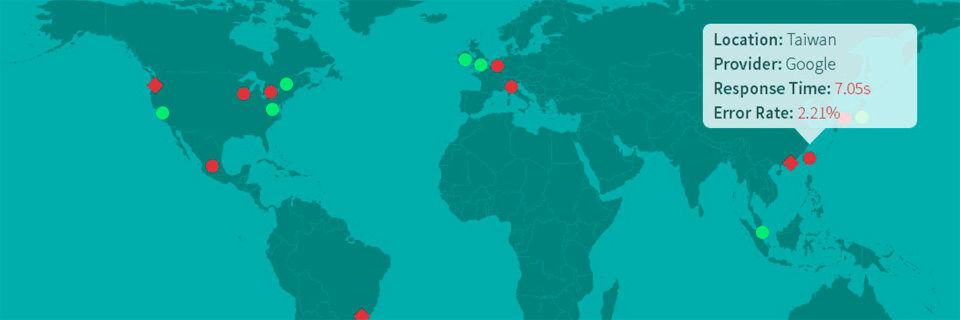 Wie erleben Nutzer aus Asien oder Südamerika das mobile Serviceangebot? Antwort darauf gibt die Cloud, indem App-Zugriffe aus allen relevanten Regionen erzeugt werden können. Wie erleben Nutzer aus Asien oder Südamerika das mobile Serviceangebot? Antwort darauf gibt die Cloud, indem App-Zugriffe aus allen relevanten Regionen erzeugt werden können.