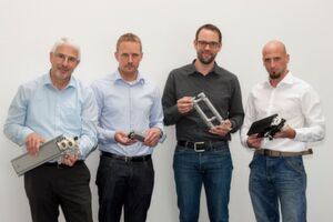 Die Geschäftsführung von Eepos (v.l.n.r.): Friedhelm Mücher, Armin Mücher, Volkhardt Mücher, Timo Koch. Die Geschäftsführung von Eepos (v.l.n.r.): Friedhelm Mücher, Armin Mücher, Volkhardt Mücher, Timo Koch.