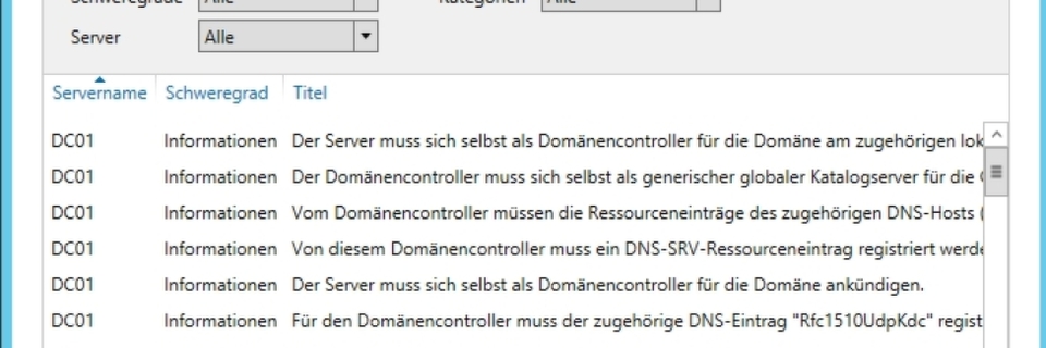 Wie Sie Fehler auf Servern mit Bordmitteln in Windows Server 2012 R2 finden und beheben Wie Sie Fehler auf Servern mit Bordmitteln in Windows Server 2012 R2 finden und beheben