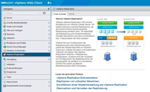VMware bietet eine Appliance mit einem eigenen Replikationsdienst an, über den Unternehmen VMs zwischen verschiedenen Standorten und Rechenzentren replizieren können. VMware bietet eine Appliance mit einem eigenen Replikationsdienst an, über den Unternehmen VMs zwischen verschiedenen Standorten und Rechenzentren replizieren können.