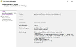 Splunk wird als virtuelle Appliance in vSphere eingebunden. Die Einrichtung ist nicht ganz einfach, wird vom Hersteller aber in einem Webcast erläutert. Splunk wird als virtuelle Appliance in vSphere eingebunden. Die Einrichtung ist nicht ganz einfach, wird vom Hersteller aber in einem Webcast erläutert.