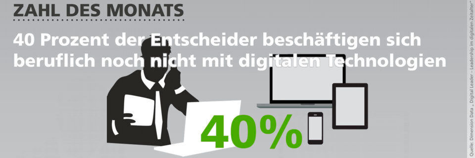 Digitale Technologien sind in vielen Unternehmen angekommen – jedoch noch nicht bei allen Führungskräften. Digitale Technologien sind in vielen Unternehmen angekommen – jedoch noch nicht bei allen Führungskräften.