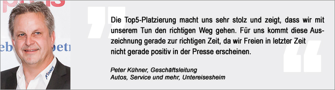Statement Kuehner Deutscher Werkstattpreis, kfz-betrieb