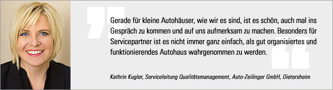 Statement Kathrin Kugler Kathrin Kugler, Service Award