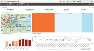 Qlik für Versicherungen: Risiken reduzieren und Kundenbindung verbessern, durch die Einbeziehung regionalisierter Daten.