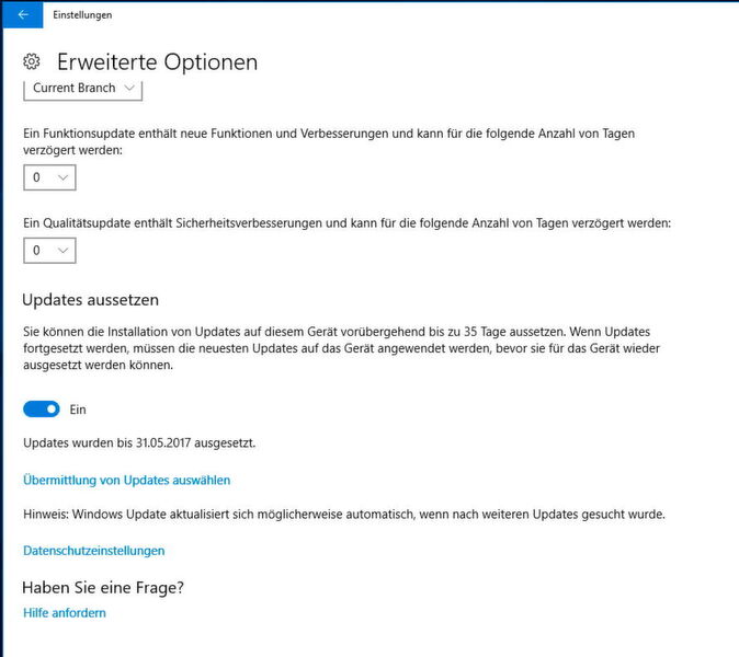 Nach Der Installation Des Creators Update Lassen Sich Windows