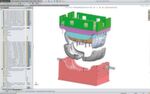 The requirements of the CAM-system were clearly defined: Integration into Solidworks, simple and fast programming of complex 5-axis molds, calculation and processing of residual material, a functioning collision control and sophisticated CNC post-processors.