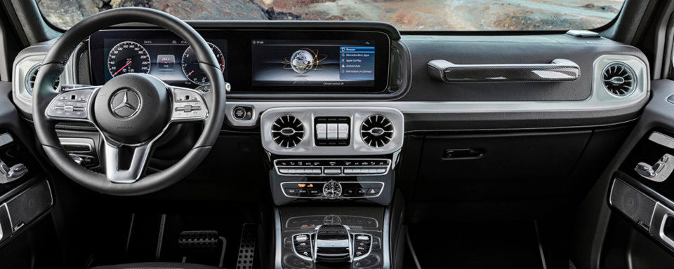 Neue G-Klasse: Interieur neu interpretiert Neue G-Klasse: Interieur neu interpretiert