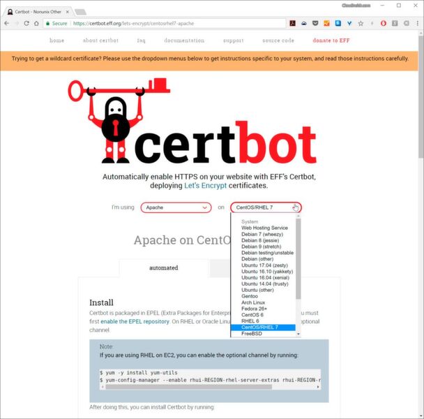 Automatisierte Herausgabe Von Ssl Zertifikaten Der Online Assistent
