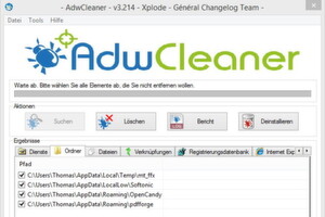 Nach dem Download des AdwCleaner kann man sofort den Scanvorgang anstoßen und mögliche Störenfriede auf dem PC löschen. Nach dem Download des AdwCleaner kann man sofort den Scanvorgang anstoßen und mögliche Störenfriede auf dem PC löschen.