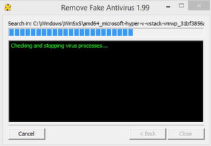 Remove Fake Antivirus löscht Schädlinge, die sich selbst als Sicherheitslösungen tarnen. Remove Fake Antivirus löscht Schädlinge, die sich selbst als Sicherheitslösungen tarnen.